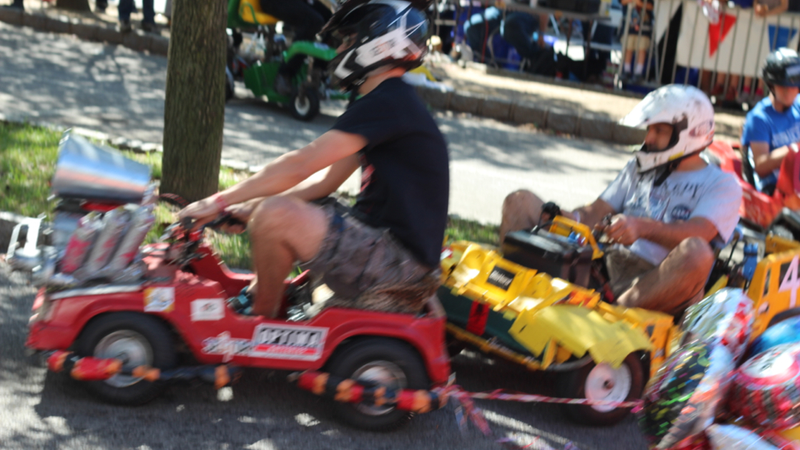 Illustration for article titled Adult Power Wheels Racing Is Real, Wonderful, And Totally Insane